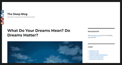 Desktop Screenshot of blog.snoozester.com