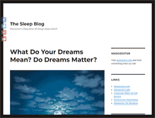 Tablet Screenshot of blog.snoozester.com